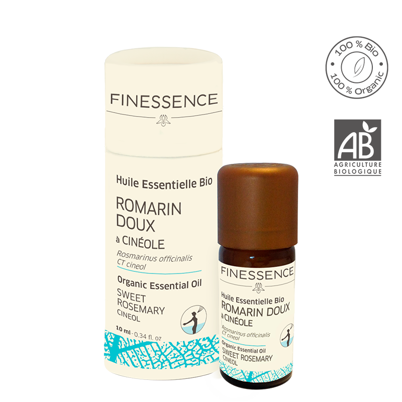 Huile Essentielle de ROMARIN A CINEOLE BIO - Rosmarinus Cineoliferum -  Distillée en FRANCE - Mearome - 30 ml – 100% Pure et Naturelle, HEBBD, HECT  : : Beauté et Parfum